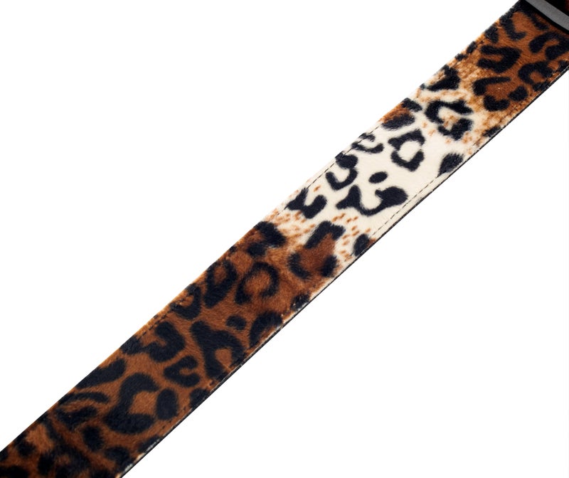 Levy's MSSF8 Faux Fur Guitar Strap - Lynx - Image 3